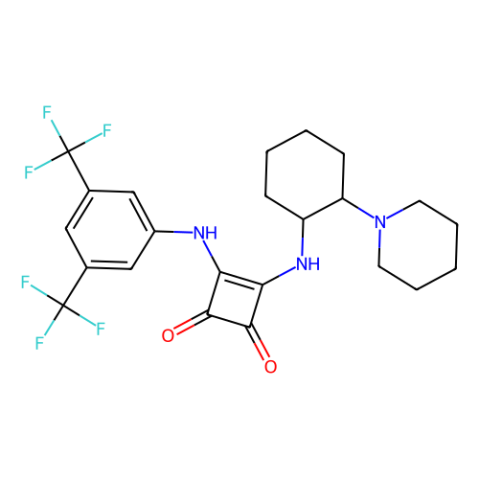 aladdin 阿拉丁 B281595 3-[[3,5-双(三氟甲基)苯基]氨基]-4-[[(1S,2S)-2-(1-哌啶基)环己基]氨基]-3-环丁烯-1,2-二酮 1312991-15-3 96%,99% ee