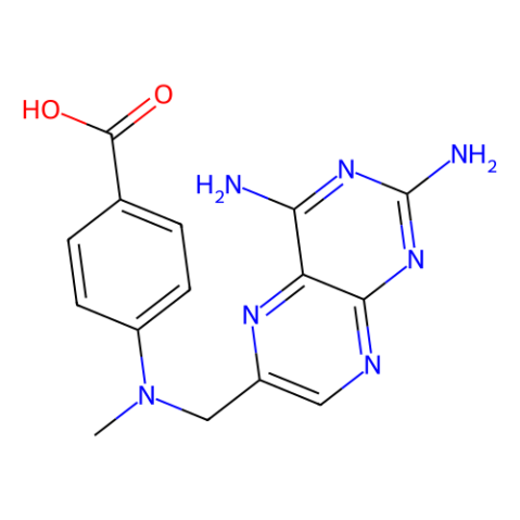 aladdin 阿拉丁 N467541 4-[N-(2,4-二氨基-6-蝶啶甲基)-N-甲氨基]苯甲酸 19741-14-1 95%
