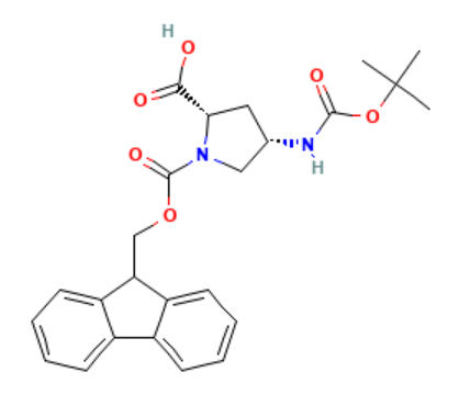aladdin 阿拉丁 B588202 Boc-(2S,4S)-4-氨基-1-Fmoc-吡咯烷-2-羧酸 221352-74-5 95%