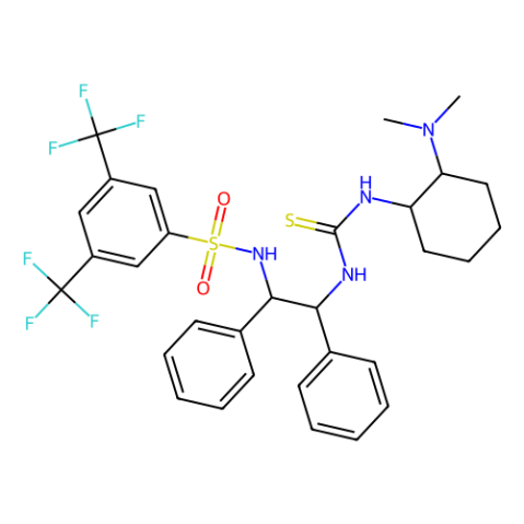 aladdin 阿拉丁 N281676 N-[(1S,2S)-2-[[[[(1S,2S)-2-(二甲基氨基)环己基]氨基]硫代甲基]氨基]-1,2-二苯基乙基]-3,5-双三氟甲基苯磺酰胺 1449480-55-0 98%,99% ee