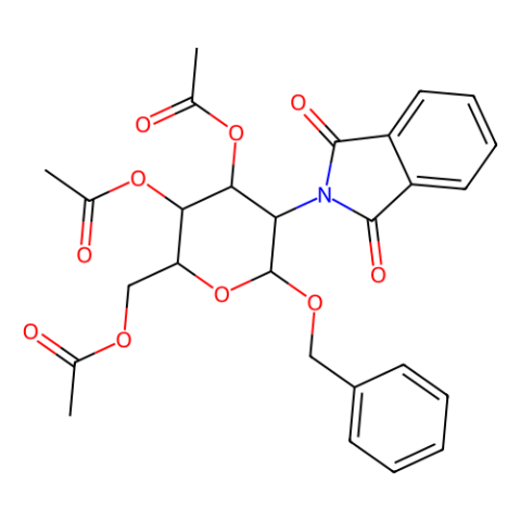 aladdin 阿拉丁 B348237 苄基2-脱氧-2-邻苯二甲酰亚胺-3,4,6-三-O-乙酰基-β-D-吡喃葡萄糖苷 80035-31-0 98%