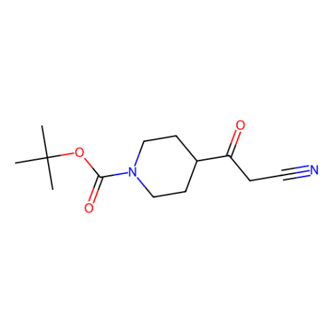 aladdin 阿拉丁 T177090 4-(2-氰基乙酰基)哌啶-1-甲酸叔丁酯 660406-84-8 97%
