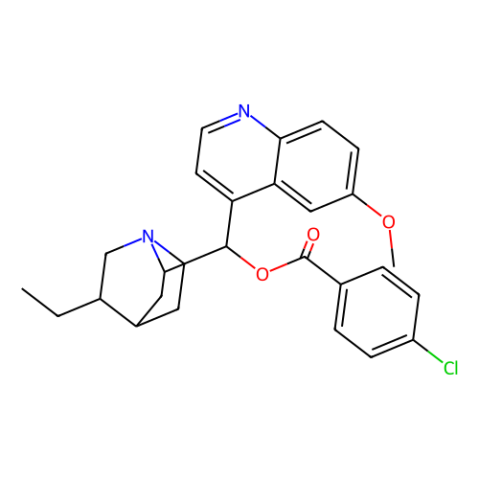 aladdin 阿拉丁 O343563 O-（4-氯苯甲酰基）氢奎宁 113216-88-9 97%