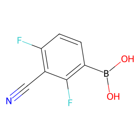 aladdin 阿拉丁 D187400 2,4-二氟-3-氰基苯基硼酸（含不同量的酸酐) 871940-31-7 95%