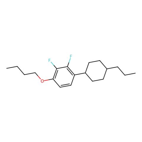 aladdin 阿拉丁 B405240 1-丁氧基-2,3-二氟-4-(反式-4-丙基环己基)苯 208709-55-1 98%