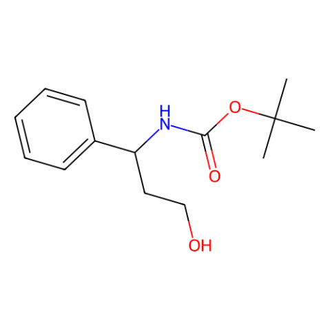aladdin 阿拉丁 R191182 (R)-N-叔丁氧羰基-3-氨基-3-苯基丙-1-醇 158807-47-7 98%