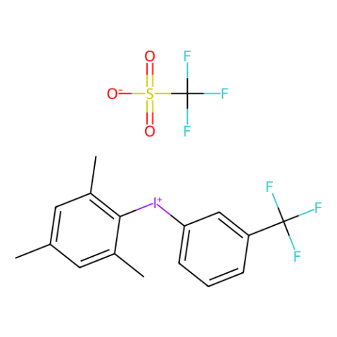 aladdin 阿拉丁 T405038 [3-(三氟甲基)苯基](2,4,6-三甲基苯基)碘鎓三氟甲磺酸盐 1204518-08-0 98%