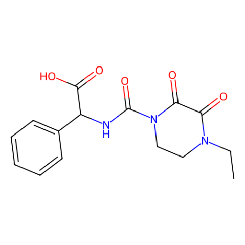 aladdin 阿拉丁 R160831 (R)-(-)-α-[[(4-乙基-2,3-二氧-1-哌嗪基)羰基]氨基]苯乙酸 63422-71-9 98%