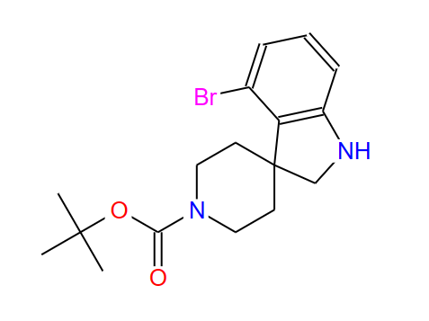 1160247-72-2;	4-溴-1,2-二氢螺[吲哚-3,4'-哌啶]-1'-羧酸叔丁酯