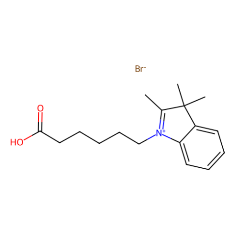 aladdin 阿拉丁 C587640 1-(5-羧基戊基)-2,3,3-三甲基-3H-吲哚-1-鎓溴化物 171429-43-9 95%