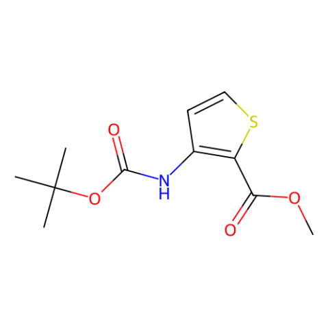 aladdin 阿拉丁 M167419 3-(叔丁氧羰基氨基)噻吩-2-羧酸甲酯 149587-72-4 97%