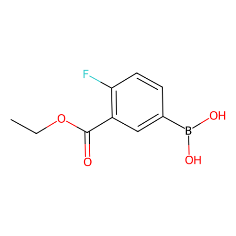 aladdin 阿拉丁 E290704 3-(乙氧基羰基)-4-氟苯硼酸 (含不同量的酸酐) 874219-36-0 97%