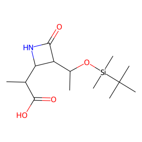 aladdin 阿拉丁 S161006 (3S,4S)-3-[(R)-1-(叔丁基二甲基硅氧基)乙基]-4-[(R)-1-羰乙基]-2-氮杂环丁酮 90776-58-2 >98.0%