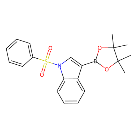 aladdin 阿拉丁 B177791 1-(苯基磺酰)-3-吲哚基硼酸频哪醇酯 870717-93-4 97%