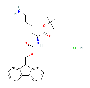 aladdin 阿拉丁 S590921 (S)-2-((((9H-芴-9-基)甲氧基)羰基)氨基)-6-氨基己酸叔丁酯盐酸盐 2413365-23-6 97%