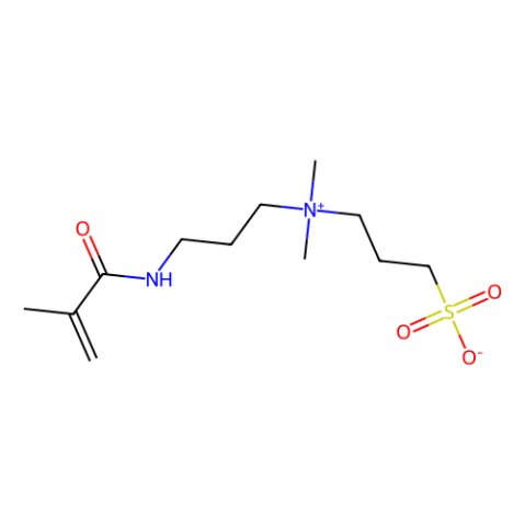 aladdin 阿拉丁 M303877 （3-(甲基丙烯酰氨基)丙基）二甲基(3-硫代丙基)氢氧化铵内盐 5205-95-8 98%