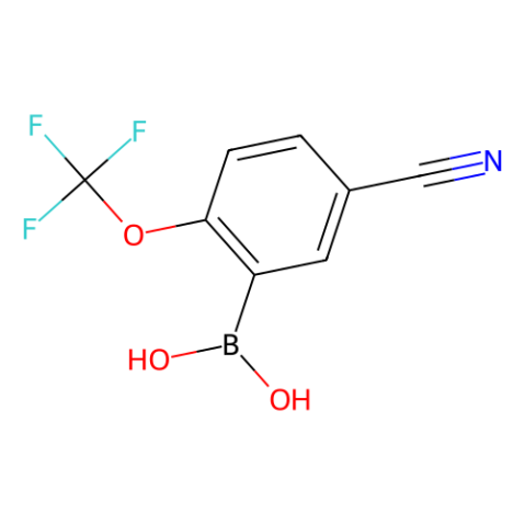 aladdin 阿拉丁 C179221 5-氰基-2-(三氟甲氧基)苯硼酸（含不定量的酸酐） 1072946-64-5 97%