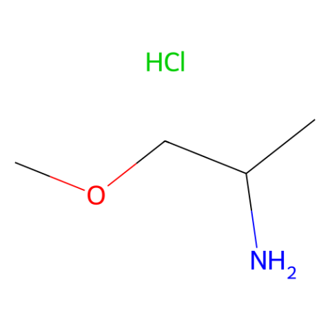 aladdin 阿拉丁 S586466 (S)-1-甲氧基-丙基-2-胺盐酸盐 1162054-86-5 97%