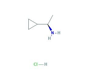 aladdin 阿拉丁 R587936 (R)-1-环丙基乙基-1-胺盐酸盐 195252-68-7 97%
