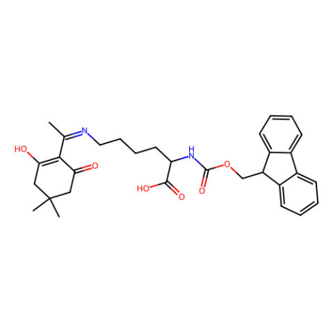 aladdin 阿拉丁 F181651 Nα-[(9H-芴-9-基甲氧基)羰基]-Nε-1-(4,4-二甲基-2,6-二氧代环己-1-亚基)乙基-L-赖氨酸 150629-67-7 95%