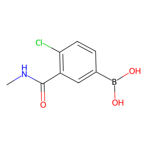 aladdin 阿拉丁 C187353 4-氯-3-(N-甲基氨基甲酰基)苯基硼酸(含有数量不等的酸酐) 871332-65-9 97%
