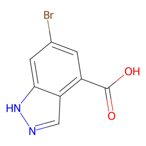 aladdin 阿拉丁 B469810 6-溴-1H-吲唑-4-羧酸 885523-08-0 97%