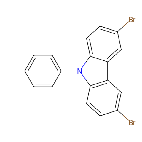 aladdin 阿拉丁 D154439 3,6-二溴-9-(对甲苯基)-9H-咔唑 357437-74-2 98%