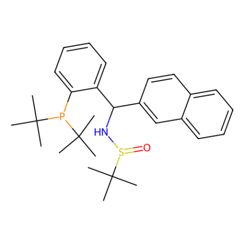 aladdin 阿拉丁 S398880 [S(R)]-N-[(S)-[2-(二叔丁基膦)苯基](2-萘基)甲基]-2-叔丁基亚磺酰胺 2565792-62-1 ≥95%