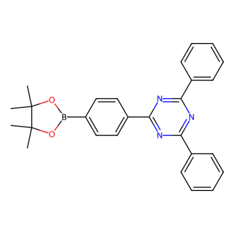 aladdin 阿拉丁 D155062 2,4-二苯基-6-[4-(4,4,5,5-四甲基-1,3,2-二氧杂环戊硼烷-2-基)苯基]-1,3,5-三嗪 1219956-23-6 >98.0%