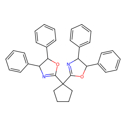 aladdin 阿拉丁 R588117 (4R,4'R,5S,5'S)-2,2'-亚环戊基双[4,5-二氢-4,5-二苯基噁唑] 2133827-34-4 95%  99%ee