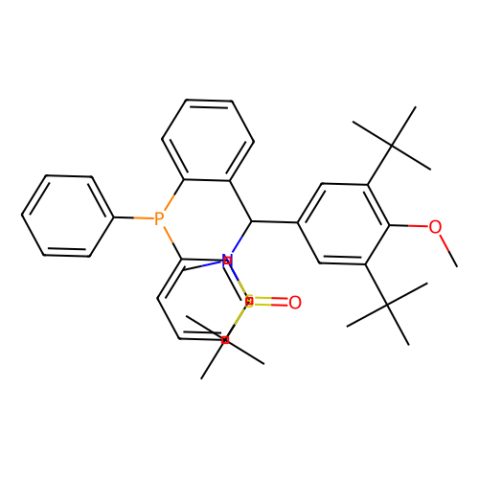 aladdin 阿拉丁 S398609 [S(R)]-N-[(S)-(3,5-双叔丁基-4-甲氧基苯基)[2-(二苯基膦)苯基]甲基]-N-甲基-2-叔丁基亚磺酰胺 2454167-25-8 ≥95%