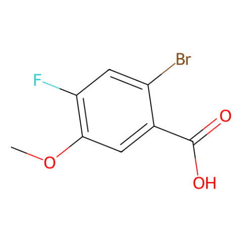 aladdin 阿拉丁 B586117 2-溴-4-氟-5-甲氧基苯甲酸 1007455-21-1 98%