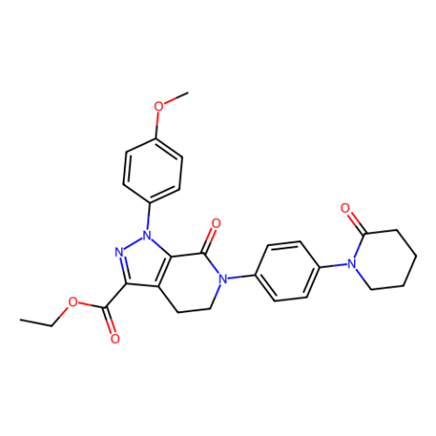 aladdin 阿拉丁 E589286 4,5,6,7-四氢-1-(4-甲氧基苯基)-7-氧代-6-[4-(2-氧代-1-哌啶基)苯基]-1H-吡唑并[3,4-c]吡啶-3-羧酸乙酯 503614-91-3 97%