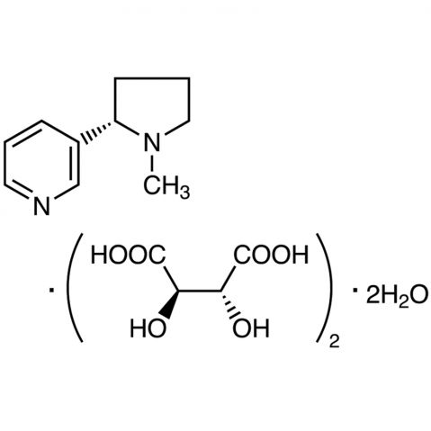 aladdin 阿拉丁 N159378 二-L-(+)-酒石酸烟碱 二水合物 6019-06-3 >98.0%(HPLC)