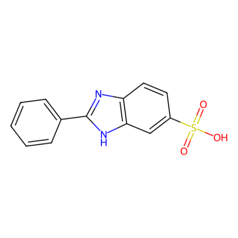 aladdin 阿拉丁 P160598 2-苯基-5-苯并咪唑磺酸 27503-81-7 >95.0%(T)