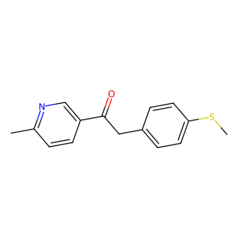 aladdin 阿拉丁 M588203 1-(6-甲基-3-吡啶)-2-[4-(甲巯基)苯基]-乙酮 221615-72-1 97%