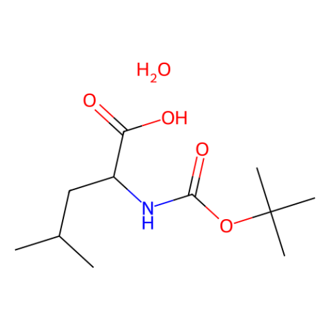 aladdin 阿拉丁 B105467 N-(叔丁氧羰基)-L-亮氨酸一水合物 200936-87-4 99%