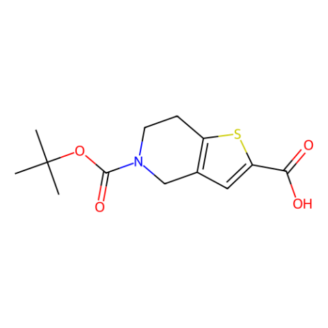 aladdin 阿拉丁 T587578 5-Boc-4,5,6,7-四氢噻吩[3,2-c]吡啶-2-羧酸 165947-48-8 97%