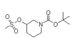 aladdin 阿拉丁 T586932 3-((甲磺酰基)氧基)哌啶-1-甲酸叔丁酯 129888-60-4 98%