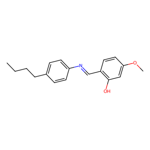 aladdin 阿拉丁 N159002 N-(4-甲氧基-2-羟基苯亚甲基)-4-丁基苯胺 30633-94-4 98%