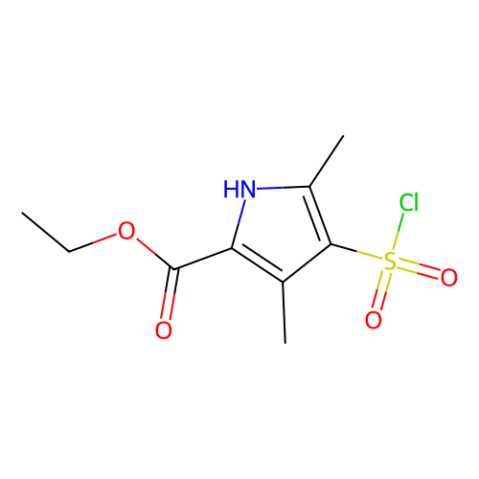 aladdin 阿拉丁 E345485 4-（氯磺酰基）-3,5-二甲基-1H-吡咯-2-羧酸乙酯 368869-88-9 97%