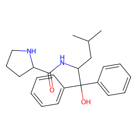 aladdin 阿拉丁 S161308 (2S)-N-[(1S)-1-(羟基二苯甲基)-3-甲基丁基]-2-吡咯烷甲酰胺 910110-45-1 98%