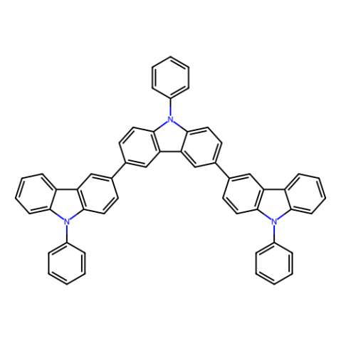 aladdin 阿拉丁 T293098 9,9′,9”-三苯基-3,3′:6′,3”-三-9H-咔唑 1141757-83-6 >99% (HPLC), Sublimed