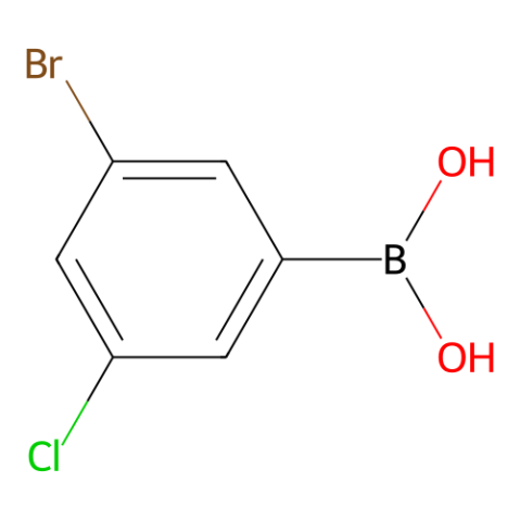 aladdin 阿拉丁 B179888 3-溴-5-氯苯基硼酸（含有数量不等的酸酐） 1186403-17-7 97%