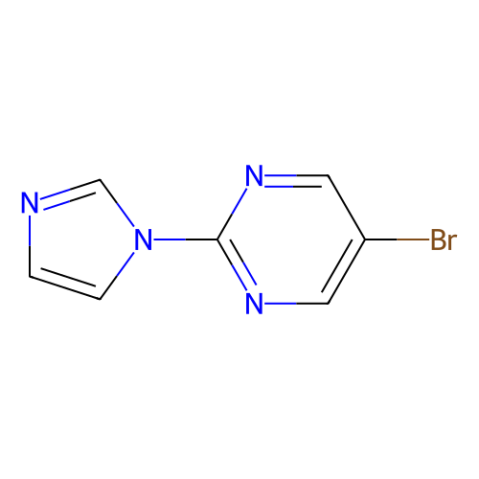 aladdin 阿拉丁 B482572 5-溴-2-(1H-咪唑-1-基)嘧啶 883230-68-0 97%