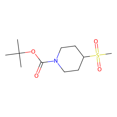 aladdin 阿拉丁 T587857 4-(甲基磺酰基)哌啶-1-羧酸叔丁酯 189205-49-0 98%