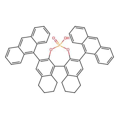 aladdin 阿拉丁 A281865 (R)-3,3'-双(9-蒽基)-5,5',6,6',7,7',8,8'-八氢-1,1'-联萘酚磷酸酯 1011465-29-4 95%,99% ee