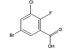 aladdin 阿拉丁 B578683 5-溴-3-氯-2-氟苯甲酸 1449008-15-4 98%