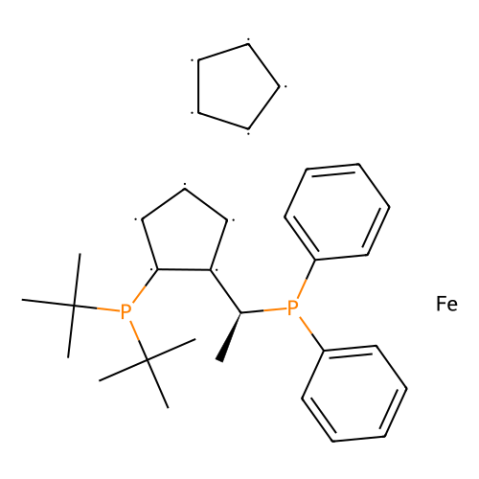 aladdin 阿拉丁 R330887 （R）-1-[（SP）-2-（二叔丁基膦基）二茂铁基]乙基二苯基膦 223120-71-6 95%