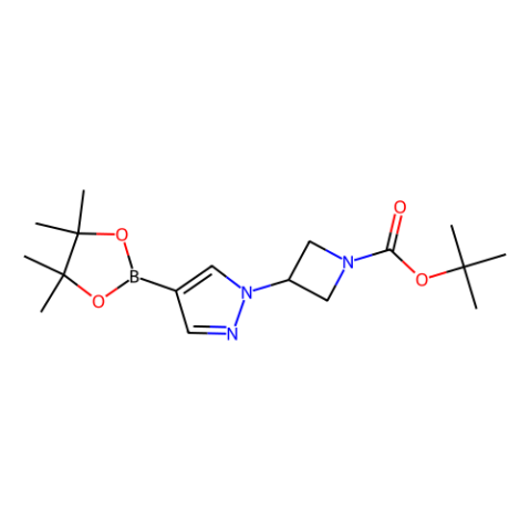 aladdin 阿拉丁 T177877 3-[4-(四甲基-1,3,2-二氧杂硼杂环戊烷-2-基)-1H-吡唑-1-基]氮杂环丁烷-1-羧酸叔丁酯 877399-35-4 97%